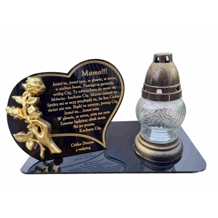 Podstawka-pod-znicz-serce-z-roza-w-rece-3D-serce-30-cm